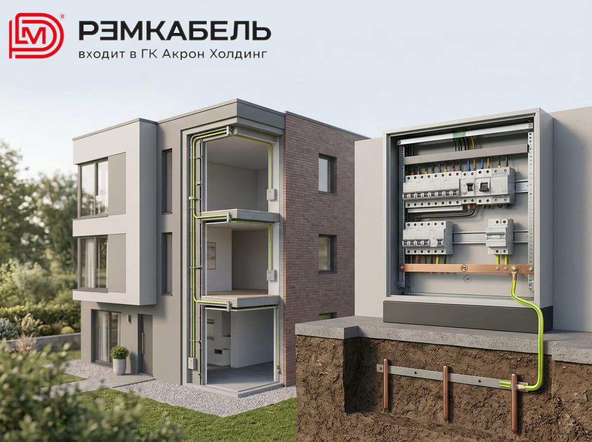 Заземление в доме и квартире: цвет провода, расчёт сечения, монтаж контура и подключение к щитку