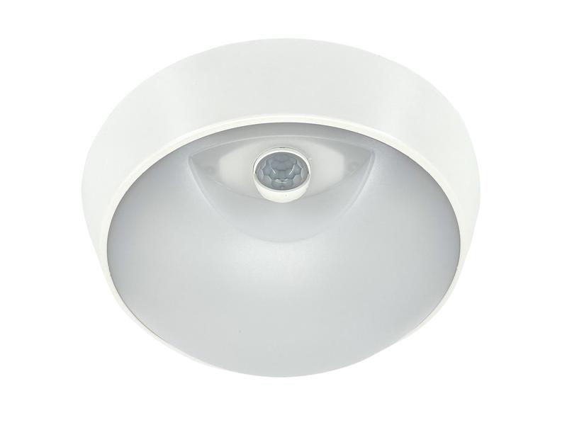 Светильник светодиодный WP 15 C 18W OP 840 D220 WH MDM 220х80мм 18Вт 4000К IP54 ЖКХ круглый пылевлагозащ. с датчиком движ. бел. Русский Свет 15071524504 в интернет-магазине Рэмкабель