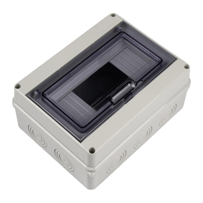 Бокс модульный накладной PDB/W 4008 GR (ЩРН-ПГ- 8) IP65 пластик. Pro JazzWay 5072060 в интернет-магазине Рэмкабель