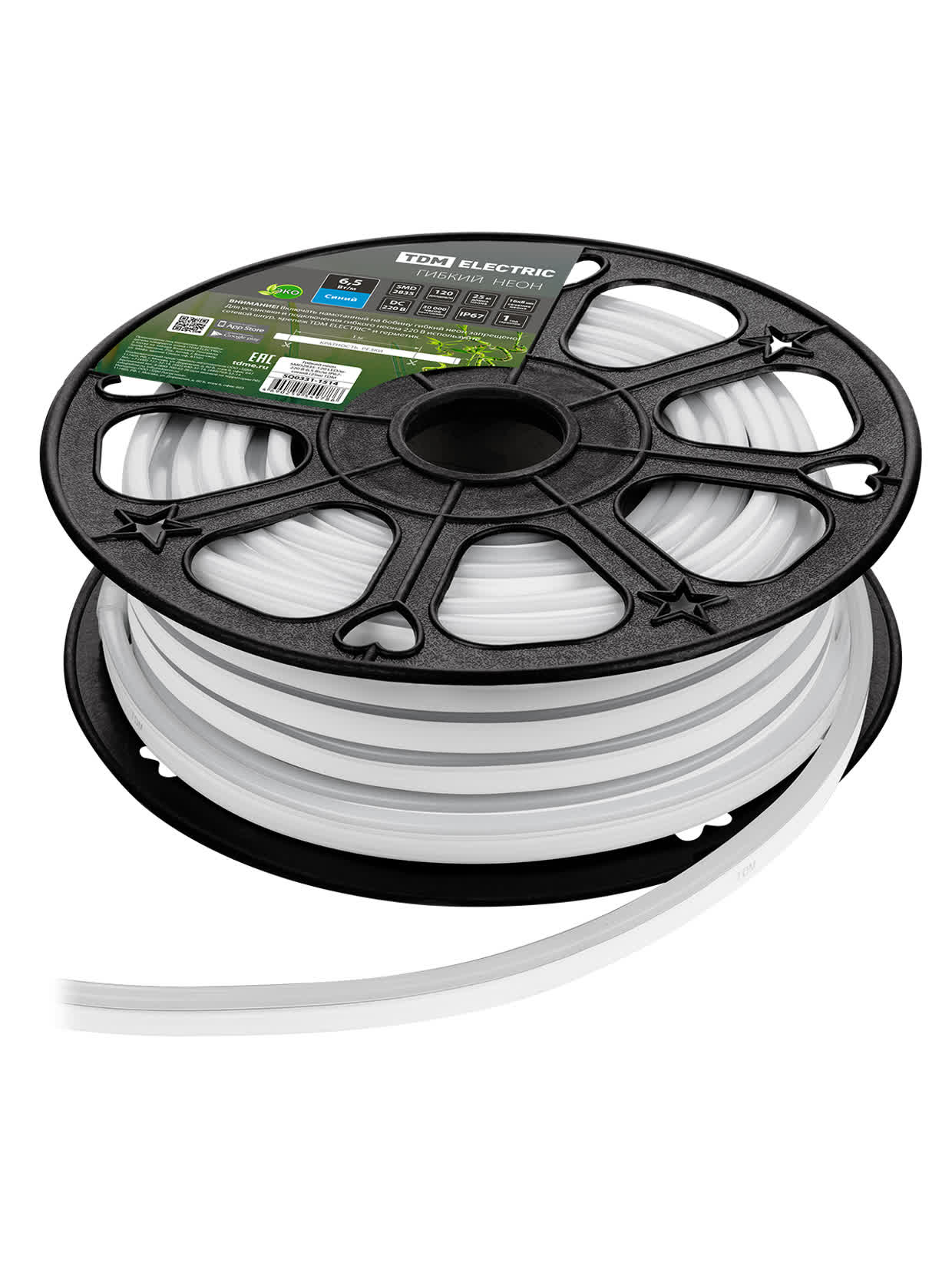 Неон гибкий SMD2835-120 LED/м-220 В-6,5 Вт/м IP67 TDM SQ0331-1514 в интернет-магазине Ремкабель