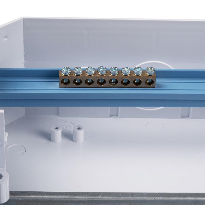 Бокс модульный встраив. PDB/R 1015 WH (ЩРВ-П-15) IP41 пластик. Pro JazzWay 5071797 в интернет-магазине Рэмкабель