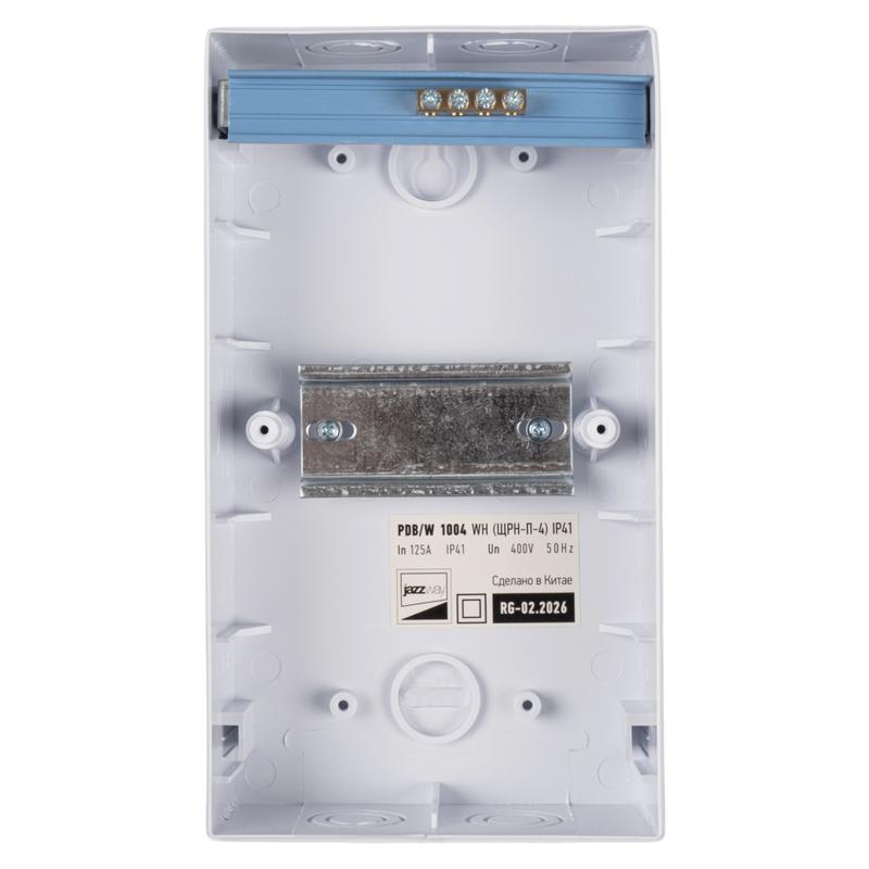 Бокс модульный накладной PDB/W 1004 WH (ЩРН-П- 4) IP41 пластик. Pro JazzWay 5071643 в интернет-магазине Рэмкабель