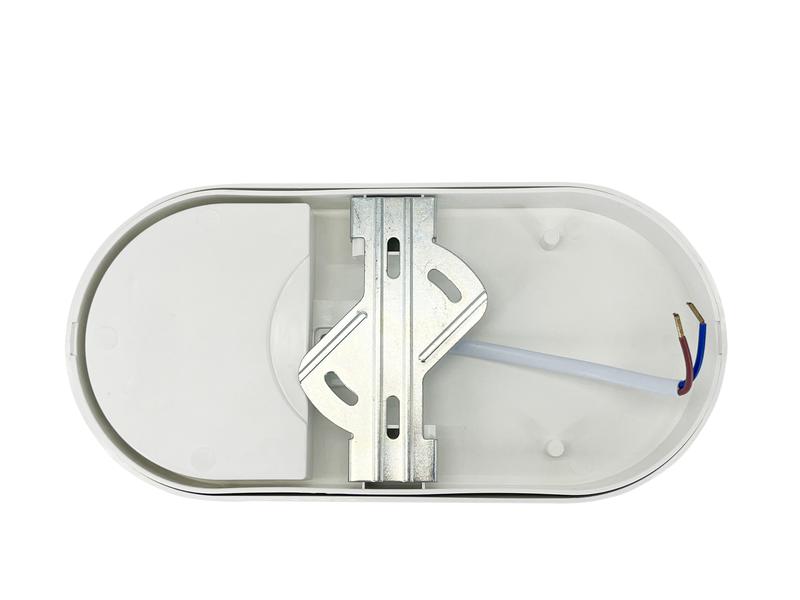 Светильник светодиодный WP 15 C 12W OP 840 W10L22 WH MDM 220х106х60мм 12Вт 4000К IP54 ЖКХ овал. пылевлагозащ. с датчиком движ. бел. Русский Свет 15071524500 в интернет-магазине Рэмкабель