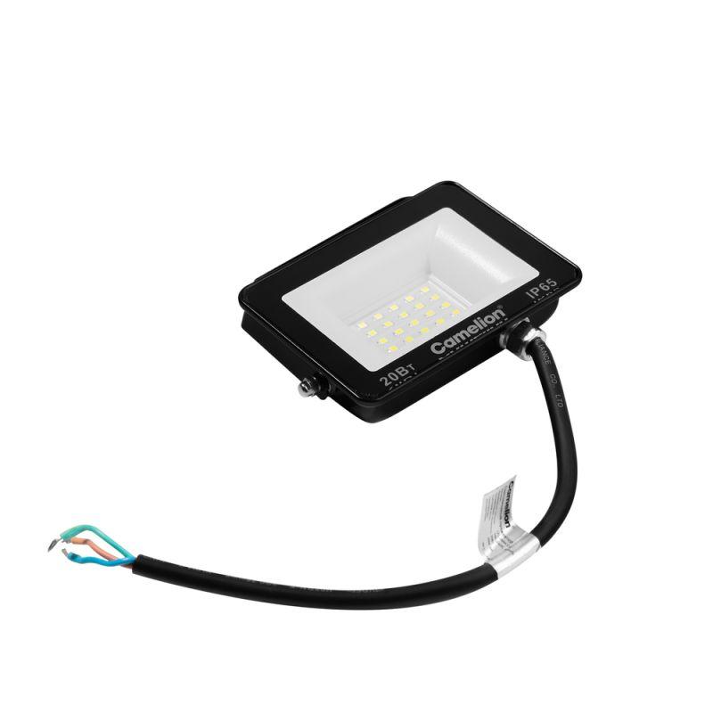 Прожектор светодиодный LFL-2004 C02 LED SMD 20Вт IP65 6500К 2000лм 230В 113х102х24 черн. Camelion 16330 в интернет-магазине Рэмкабель