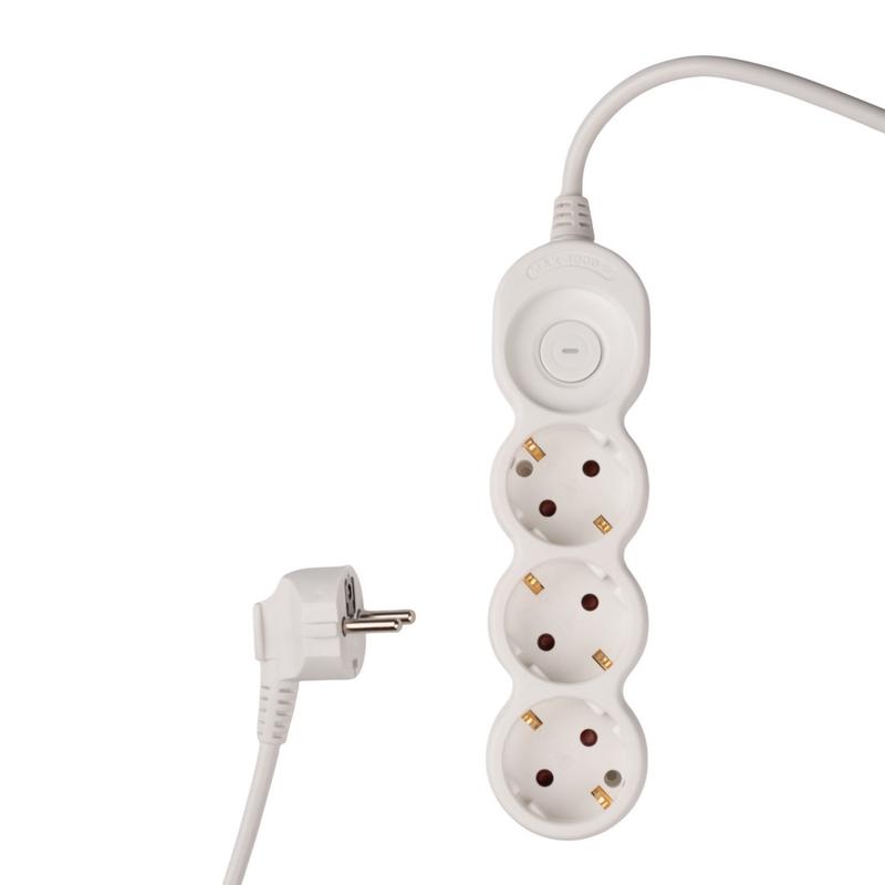 Удлинитель EX-03GS-500 (3х5) заземл. выкл. JazzWay 5065185 в интернет-магазине Рэмкабель