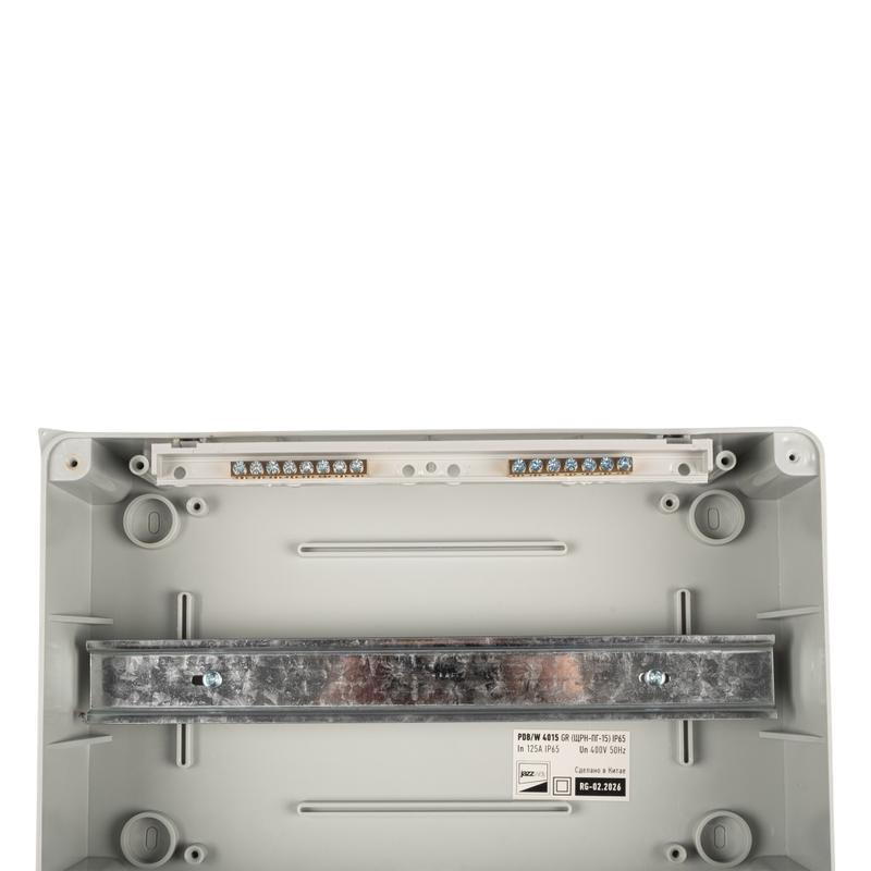 Бокс модульный накладной PDB/W 4015 GR (ЩРН-ПГ-15) IP65 пластик. Pro JazzWay 5072107 в интернет-магазине Рэмкабель