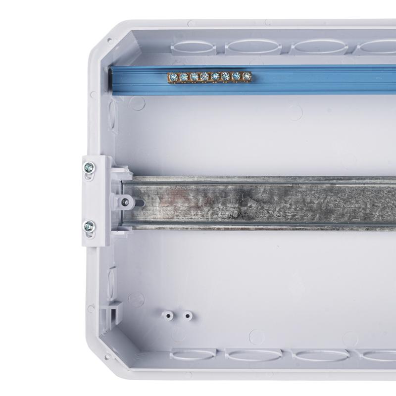 Бокс модульный встраив. PDB/R 1015 WH (ЩРВ-П-15) IP41 пластик. Pro JazzWay 5071797 в интернет-магазине Рэмкабель