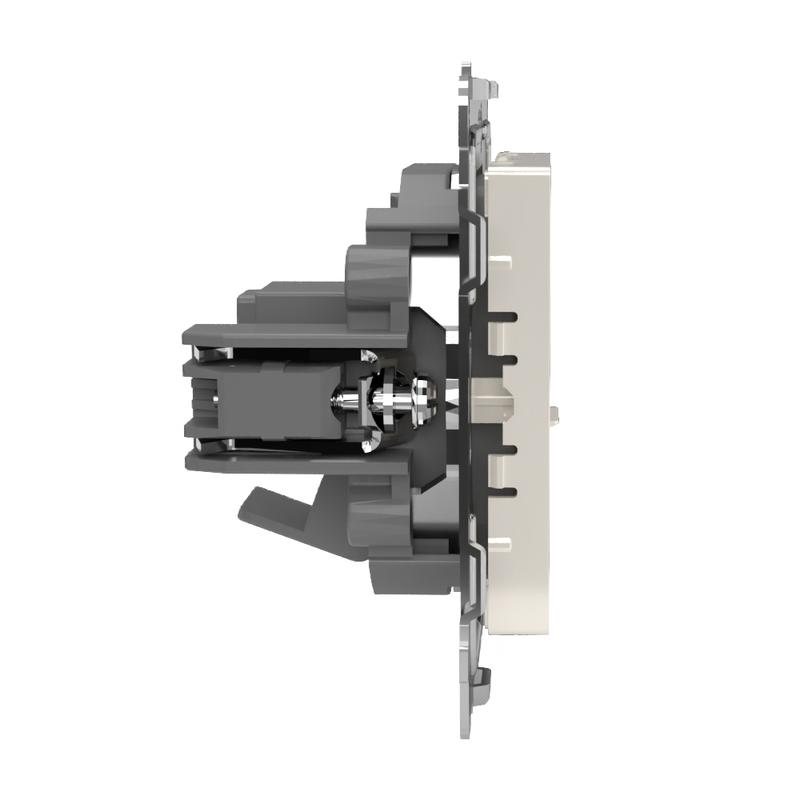 Розетка компьютерная 1-м СП Pixel RJ45 кат.5E механизм беж. TOKOV ELECTRIC TKE-PX-RC1-C02 в интернет-магазине Рэмкабель