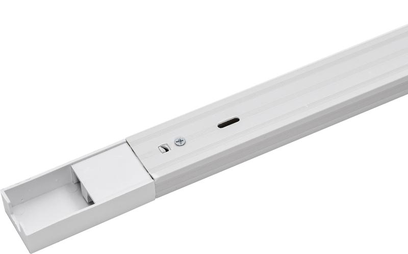 Шинопровод PTR P 2M-WH бел. (пластик) 2м Pro JazzWay 5052017 в интернет-магазине Рэмкабель