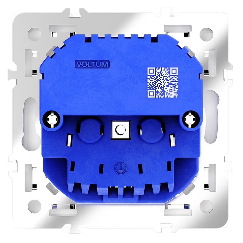 Розетка 1-м СП S70 16А с USB A+A с заземл. защ. шторки механизм кашемир Voltum VLS040403 в интернет-магазине Рэмкабель