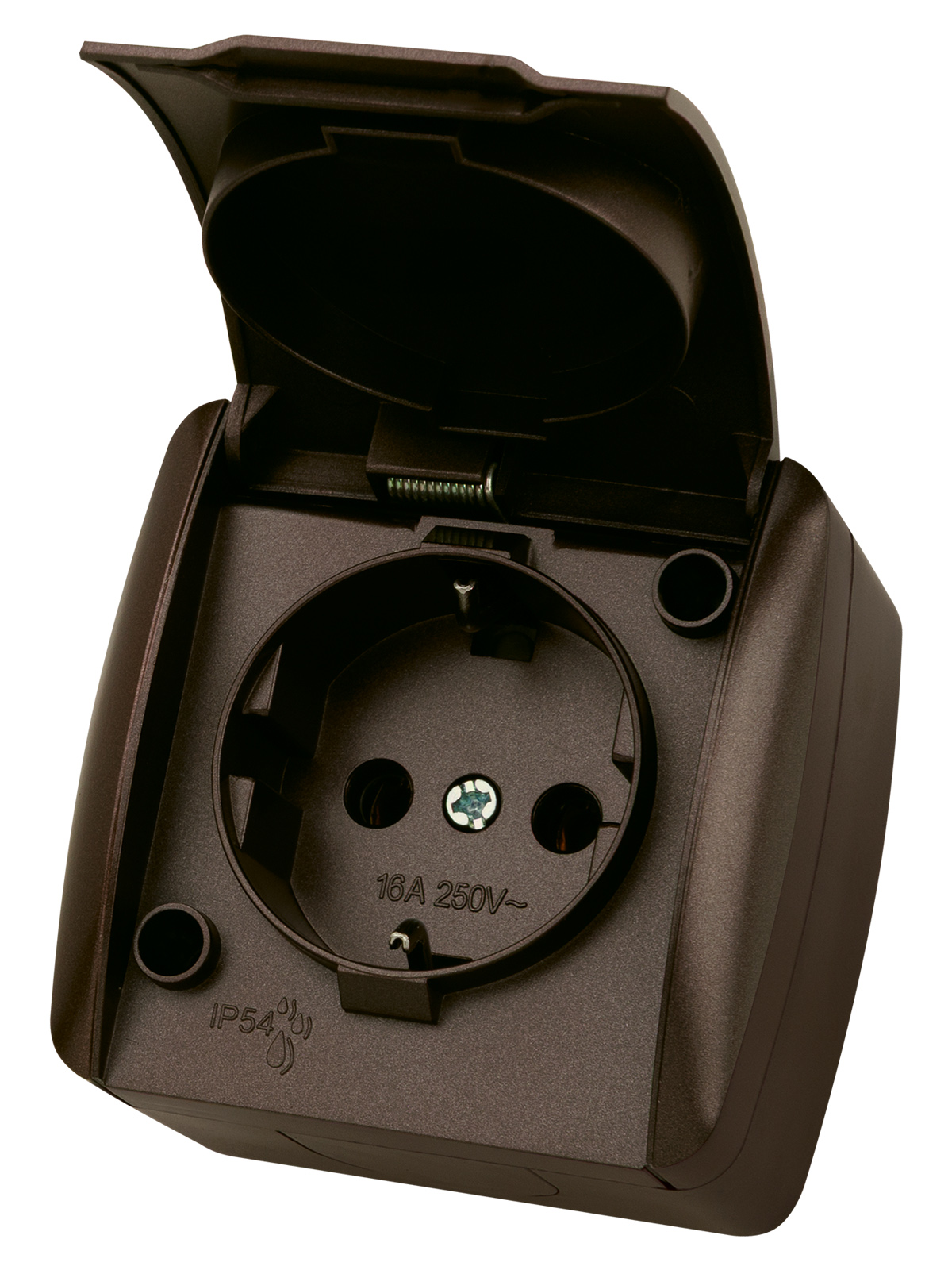 Розетка 2П+3 открытой установки IP54 16А с крышкой TDM SQ1818-0213 в интернет-магазине Ремкабель