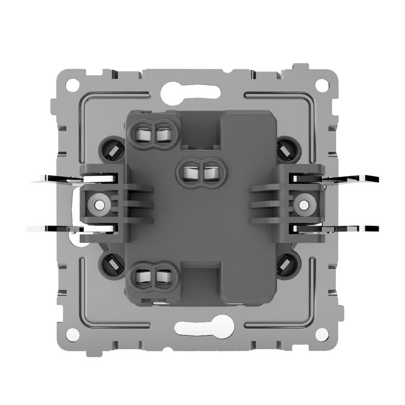 Выключатель 1-кл. СП Pixel 10А IP20 с индикатором механизм алюм. TOKOV ELECTRIC TKE-PX-V1I-C03 в интернет-магазине Рэмкабель