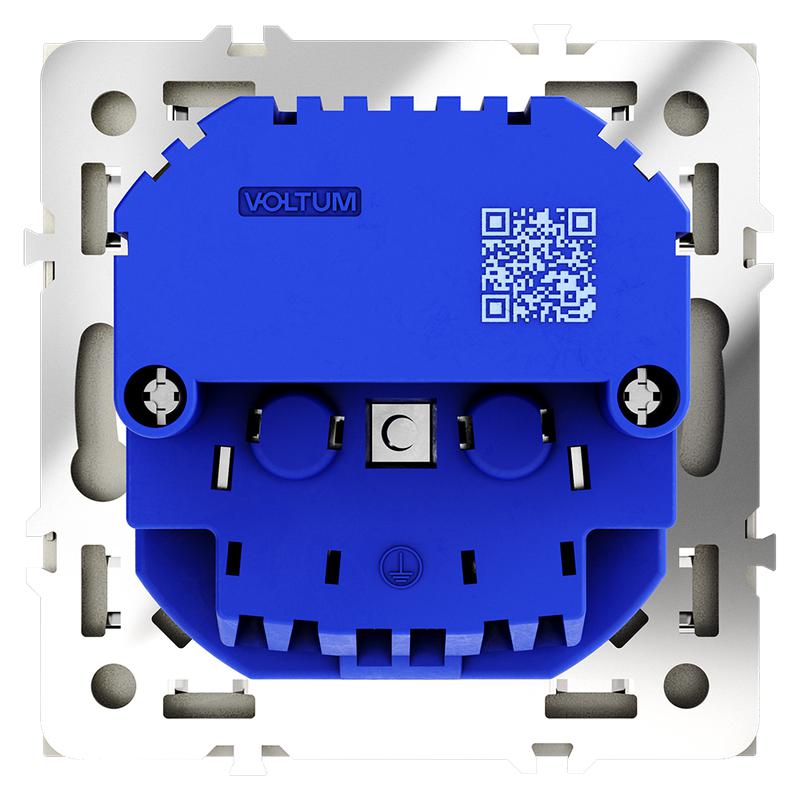 Розетка 1-м СП S70 16А с USB A+С с заземл. защ. шторки механизм шелк Voltum VLS040504 в интернет-магазине Рэмкабель