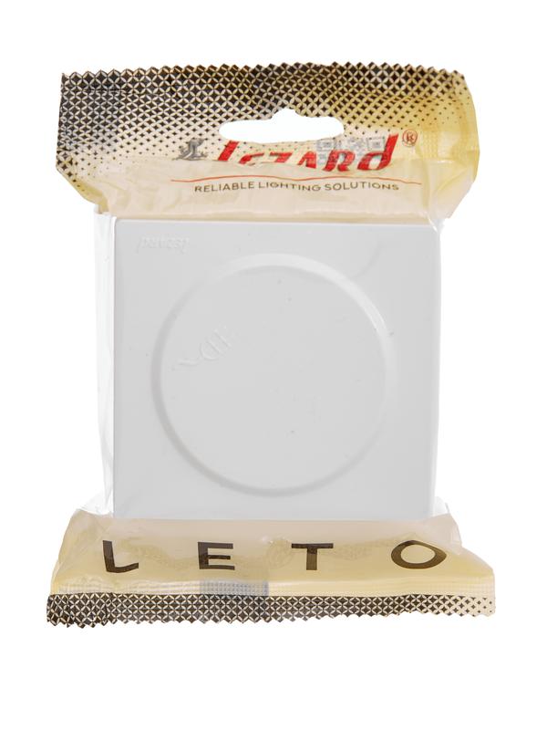 Розетка 1-м ОП LETO с заземл. с крышкой LETO ПБТ бел. LEZARD 752-0200-123B в интернет-магазине Рэмкабель