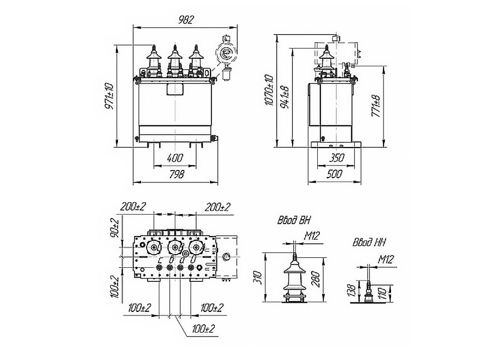 Трансформатор силовой ТМГ-СЭЩ-40/10-11 10.00/0.40 в интернет-магазине Ремкабель