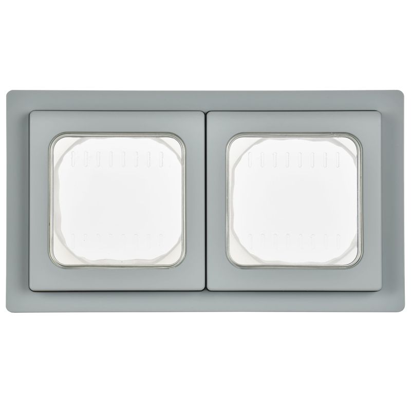 Рамка 2-м СП FLITE Рпро-2-55-ФлС IP55 сер. IEK FI-M20-32-55-K03 в интернет-магазине Рэмкабель