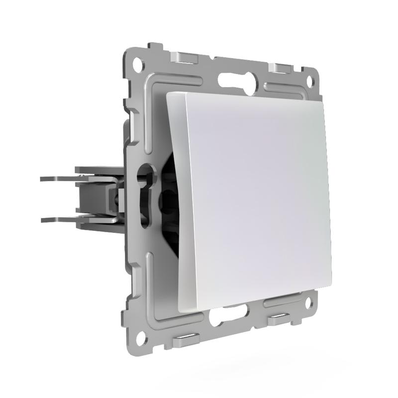 Выключатель 1-кл. СП Pixel 10А IP20 с индикатором механизм перламутр. TOKOV ELECTRIC TKE-PX-V1I-C04 в интернет-магазине Рэмкабель