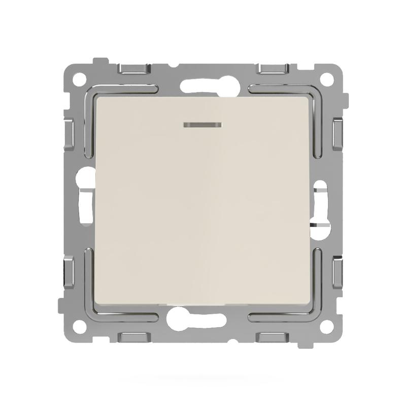 Выключатель 1-кл. СП Pixel 10А IP20 с индикатором механизм беж. TOKOV ELECTRIC TKE-PX-V1I-C02 в интернет-магазине Рэмкабель