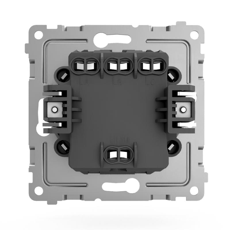 Выключатель 3-кл. СП Pixel 10А IP20 механизм карбон TOKOV ELECTRIC TKE-PX-V3-C14 в интернет-магазине Рэмкабель