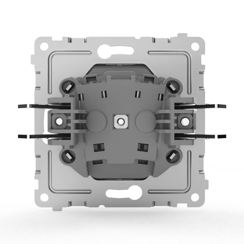 Розетка 1-м СП Pixel 16А IP20 с заземл. механизм алюм. TOKOV ELECTRIC TKE-PX-R1Z-C03 в интернет-магазине Рэмкабель