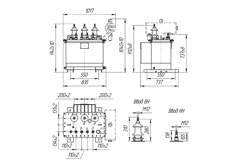 Трансформатор силовой ТМГ-СЭЩ-100/10-11 6.00/0.40 в интернет-магазине Ремкабель