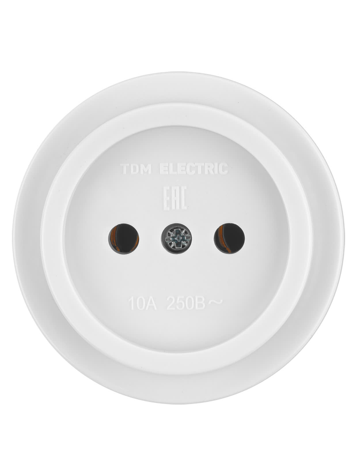 Розетка 2П открытой установки IP20 10А белая TDM SQ1806-0525 в интернет-магазине Ремкабель