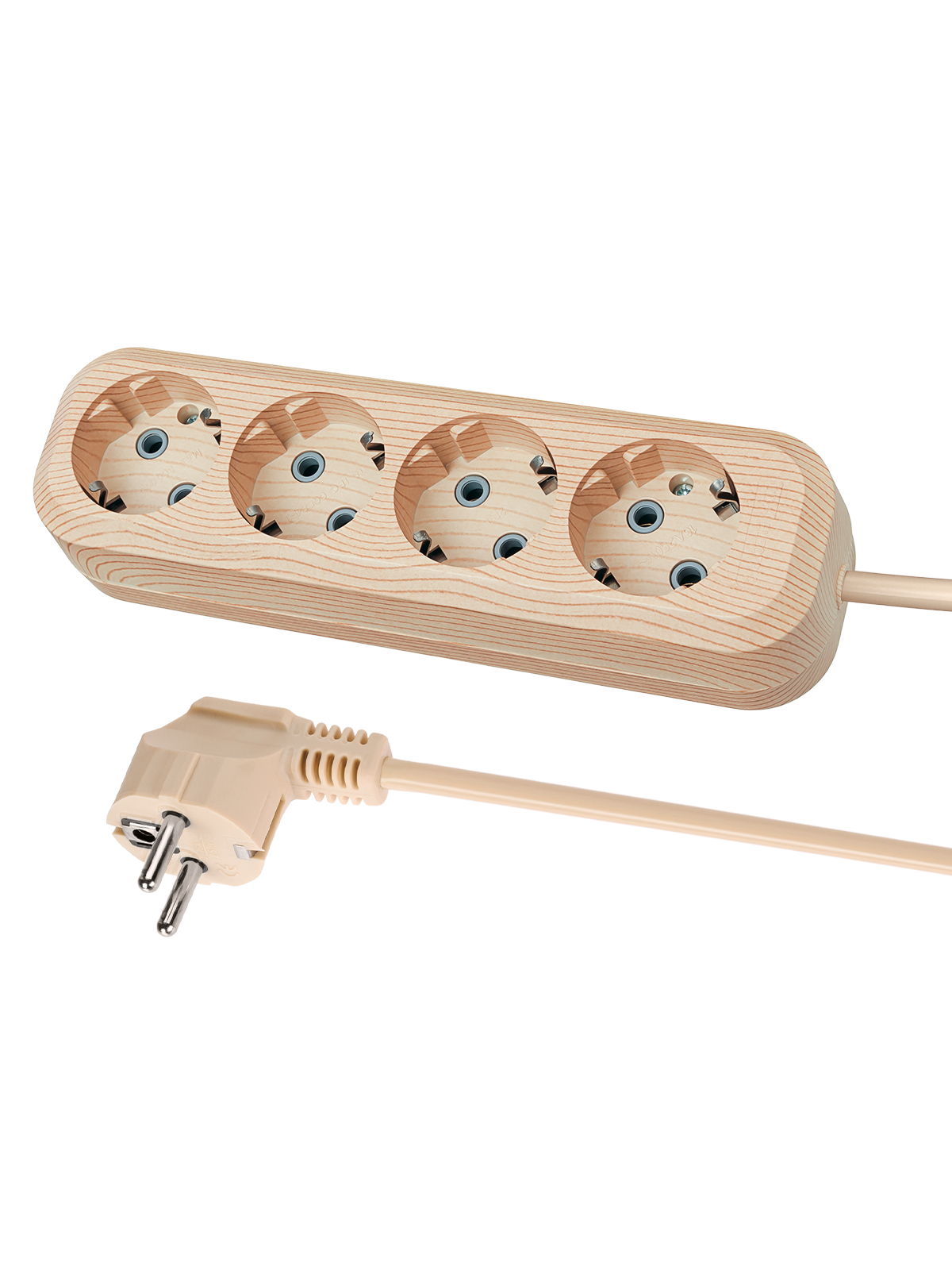 Удлинитель бытовой У04 (4 гнезда, 3 метра, 2П+3, ПВС 3х1мм) 16А/250В TDM SQ1303-2011 в интернет-магазине Ремкабель